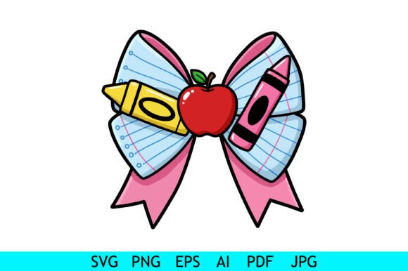 A Designer's Review of the School Crayon Apple Hair Bow Embroidery Design