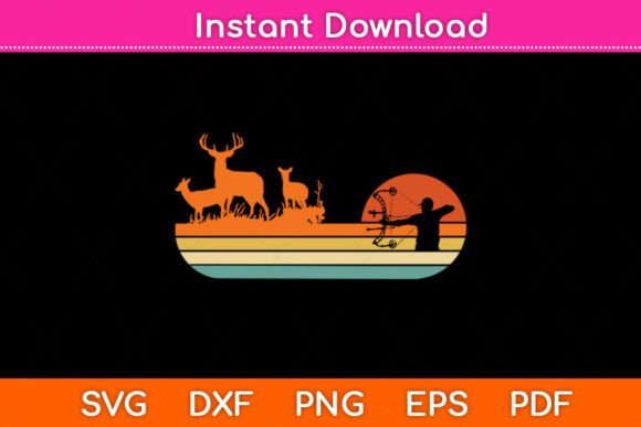 Bow Deer Hunting Vintage Archery Svg Png Review