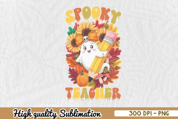 Evaluating the Spooky Teacher Embroidery Design