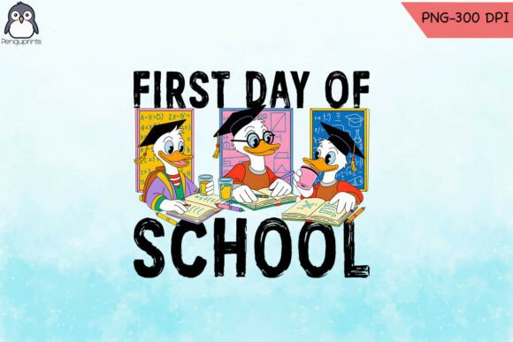 First Day School Funny Goose PNG Review