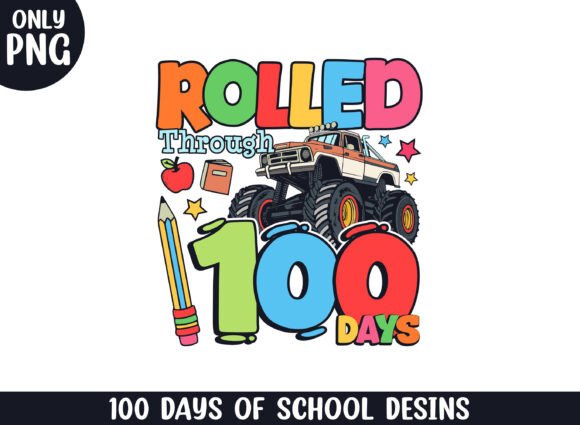 Rolled Through 100 Days School Embroidery Design Review