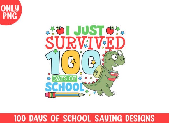 Survived 100 Days of School Cute Saurus: A Designer's Review