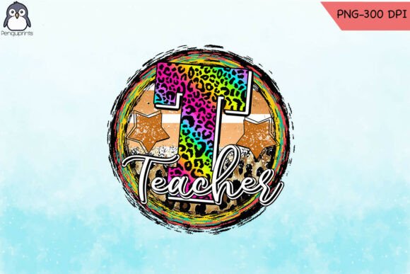 Teacher Leopard Sublimation PNG: A Stylish Embroidery Choice